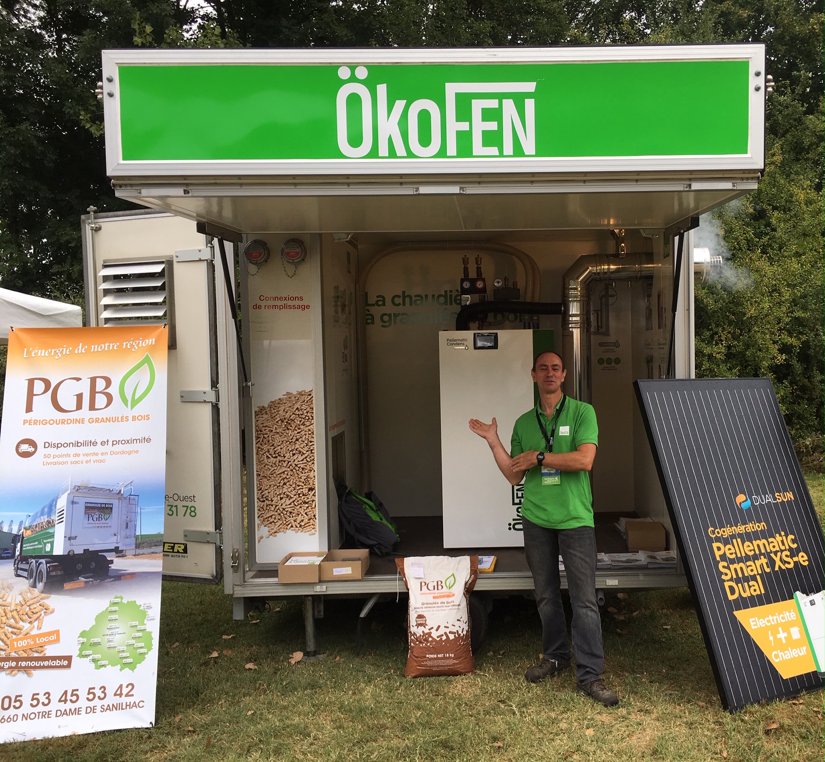 stand périgourdine granulés bois